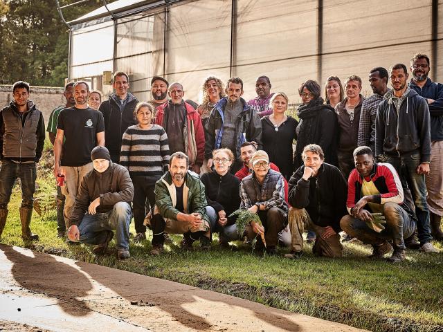 Equipe des Jardins de Cocagne de Limon 2020 - Vauhallan