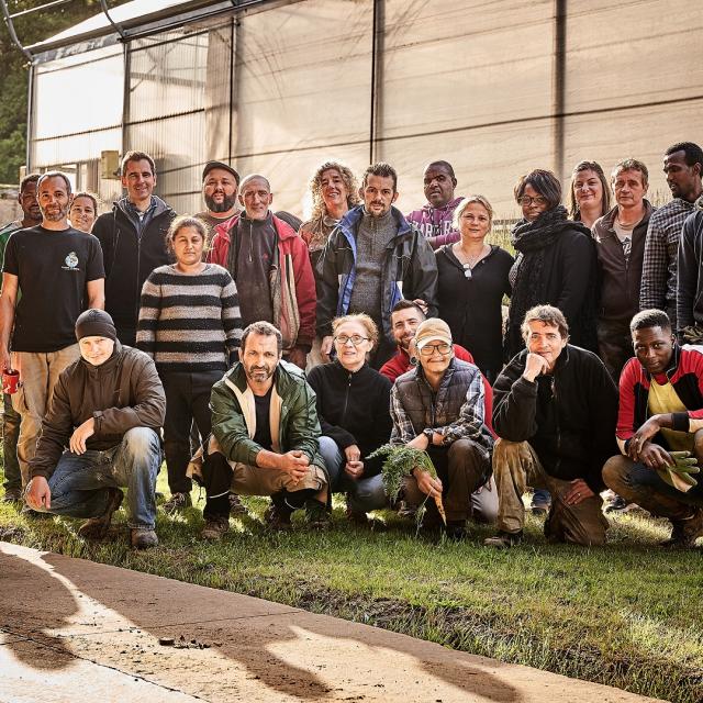 Equipe des Jardins de Cocagne de Limon 2020 - Vauhallan