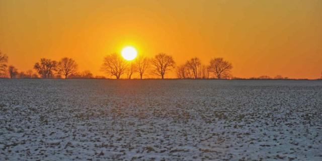 Coucher De Soleil, Plateau De Saclay