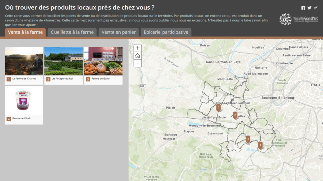 Carte Manger Local Versailles Grand Parc