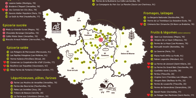 Carte Des Producteurs Coop Villaroise